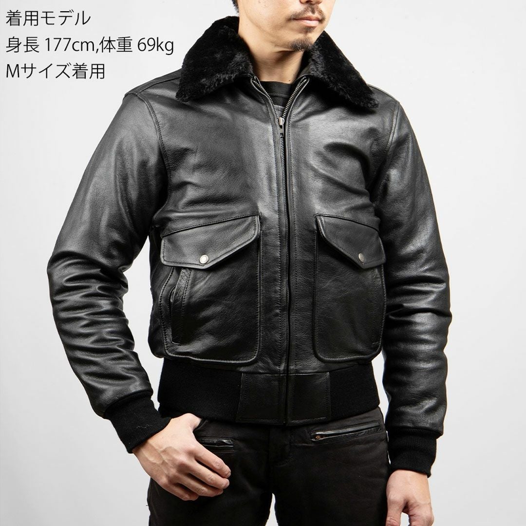 DEGNER デグナー ウインター ビンテージ フライトレザージャケット ブラック