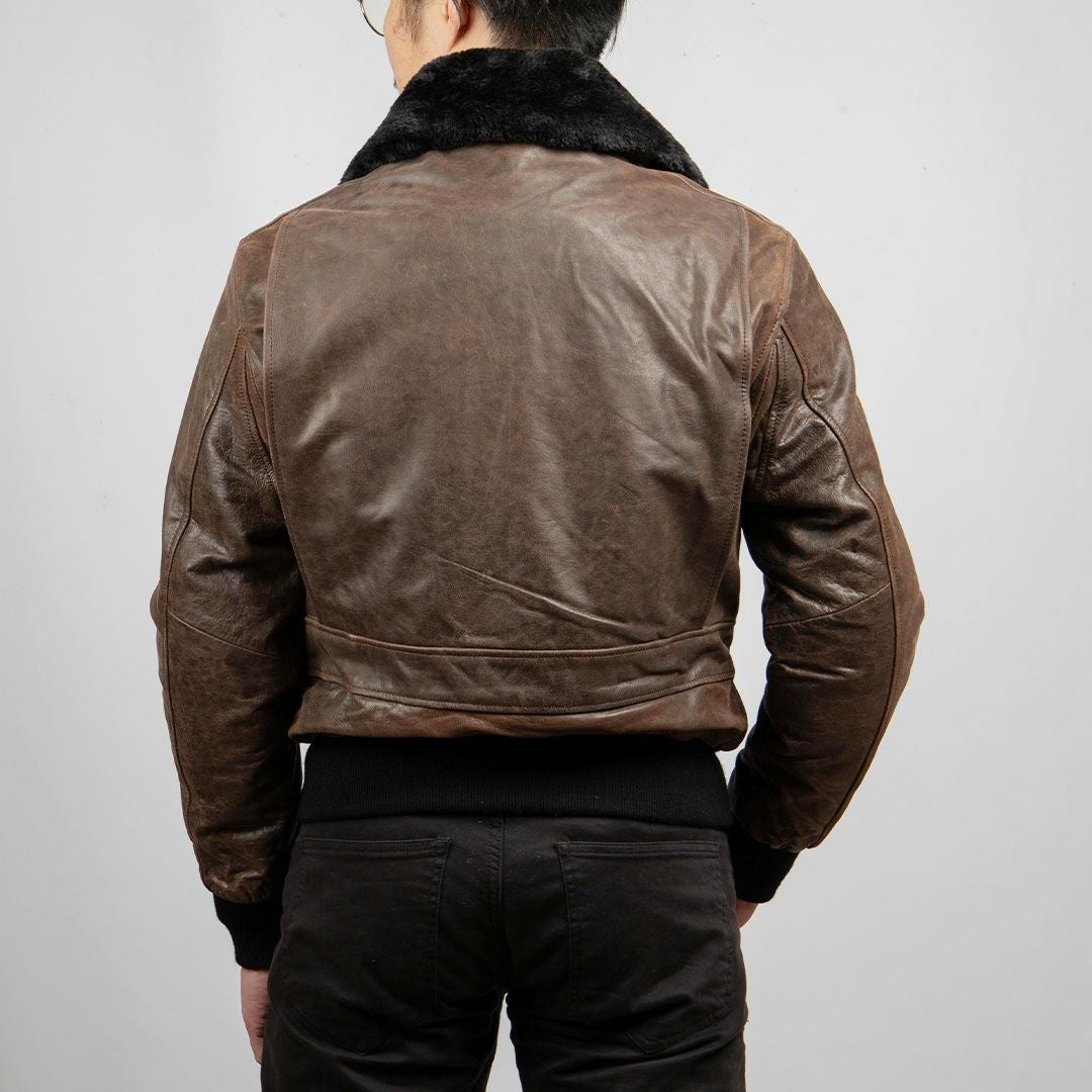 DEGNER デグナー ウインター ビンテージ フライトレザージャケット オールドブラウン 3