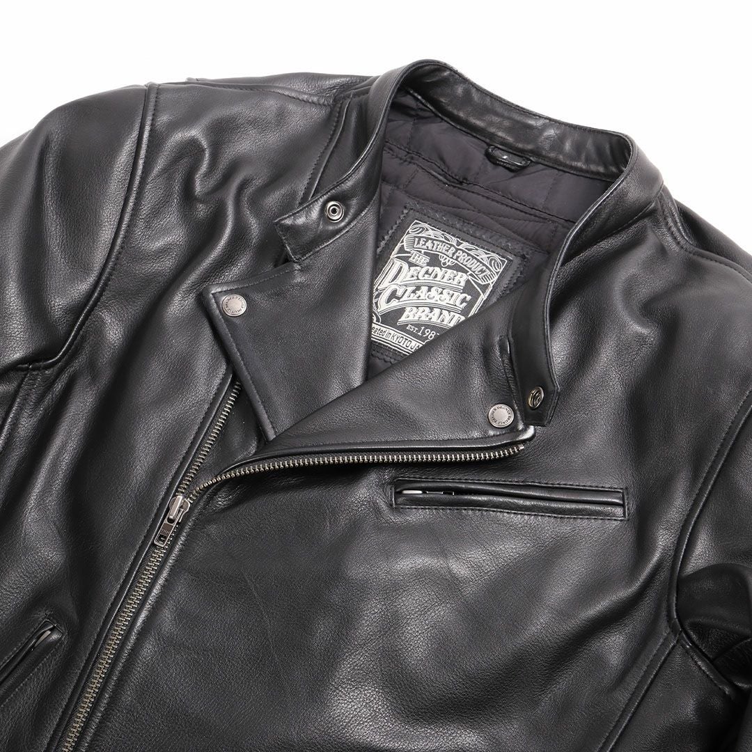 DEGNER デグナー ウインター レザー ダブルライダースジャケット ブラック 5