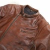 DEGNER デグナー ウインター レザー ダブルライダースジャケット ブラウン 6