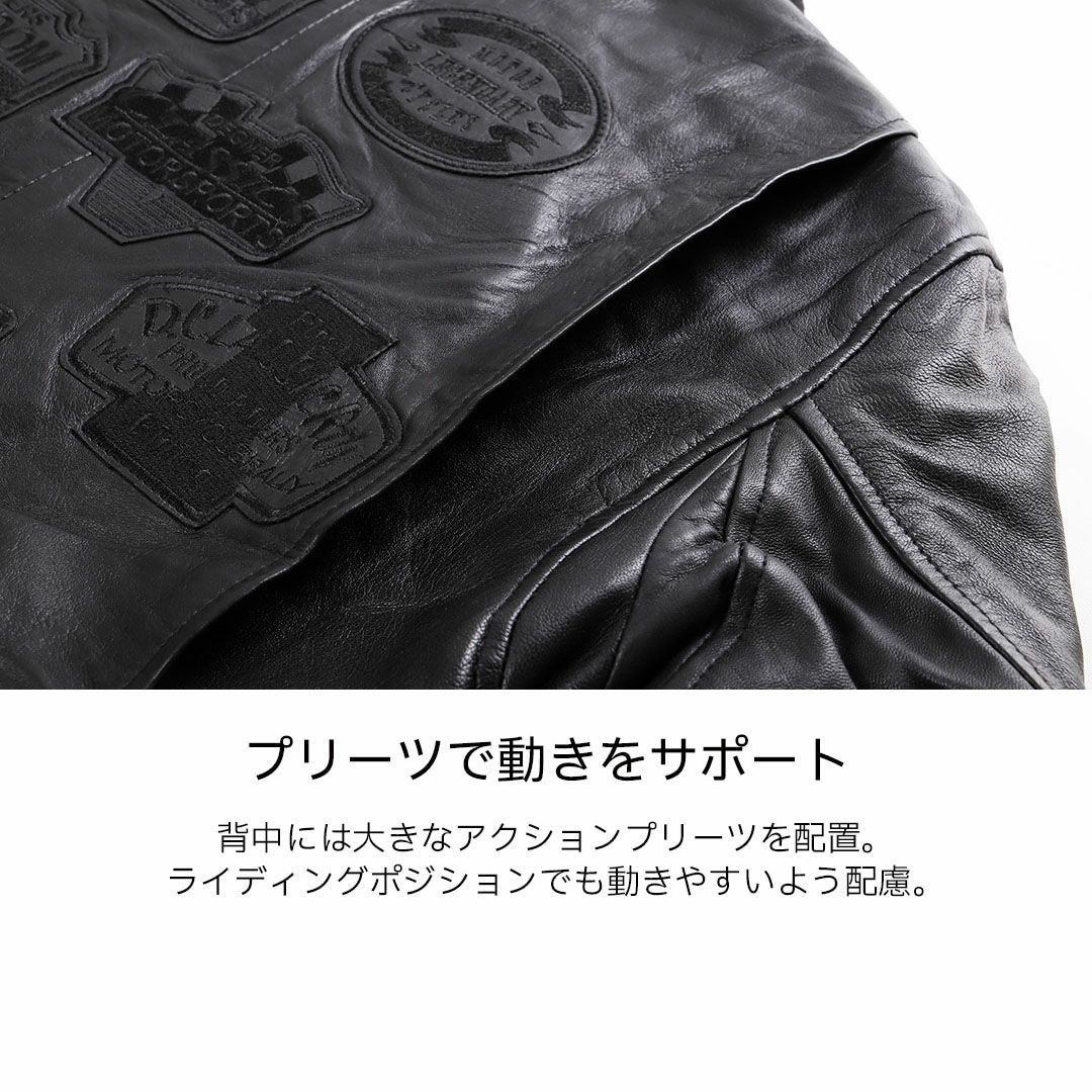 DEGNER デグナー ウインター ビンテージ フライトレザージャケット ブラックワッペン付き 10