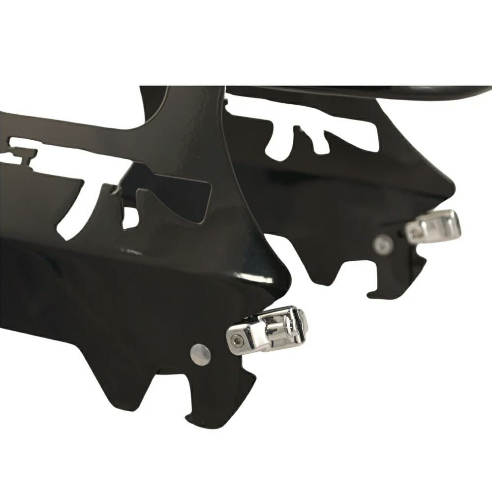 パトリオット・デタッチャブル ソロラゲッジラック (グロスブラック) M8 ストリートボブ、ヘリテイジクラシック3