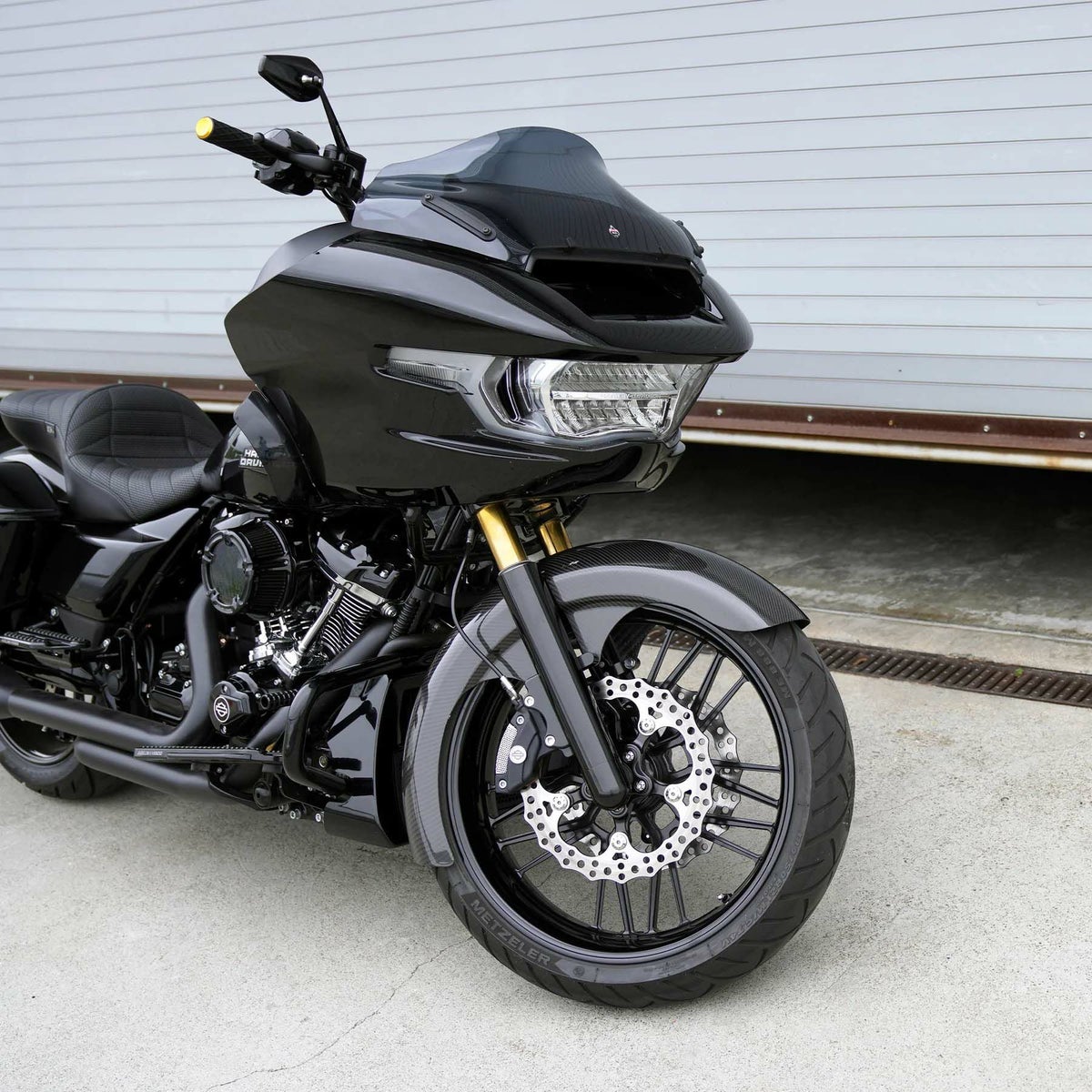 21インチファットタイヤ用 Rapper カーボン・フロントフェンダー5