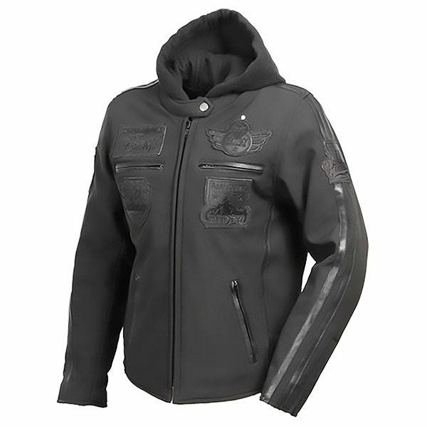 DEGNER デグナー レディース ウインター フード付き ソフトシェル ジャケット ブラック