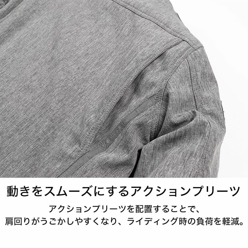 DEGNER デグナー レディース ウインター フード付き ソフトシェル ジャケット グレー 5