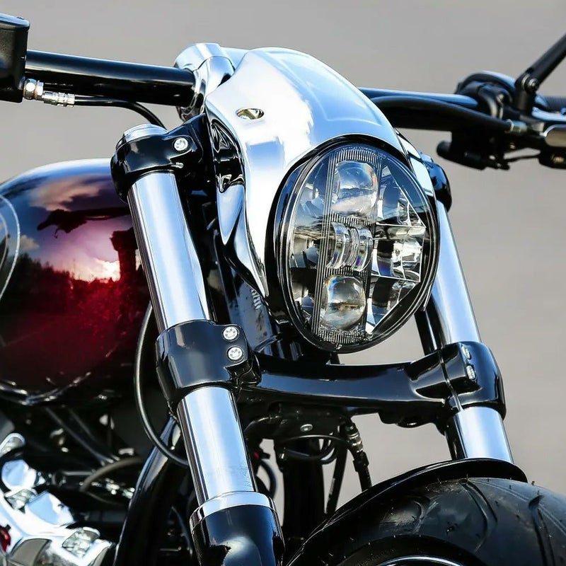 ヘッドライトキャップ (クローム)