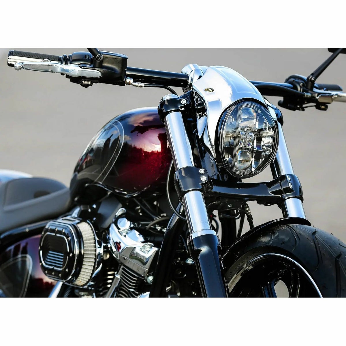 ヘッドライトキャップ (クローム)1