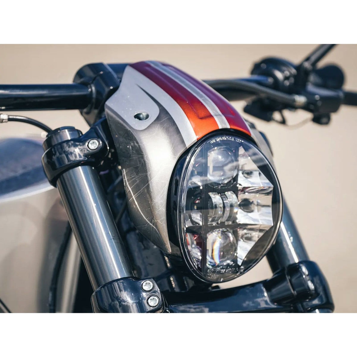 ヘッドライトキャップ (ロウアルミ)2