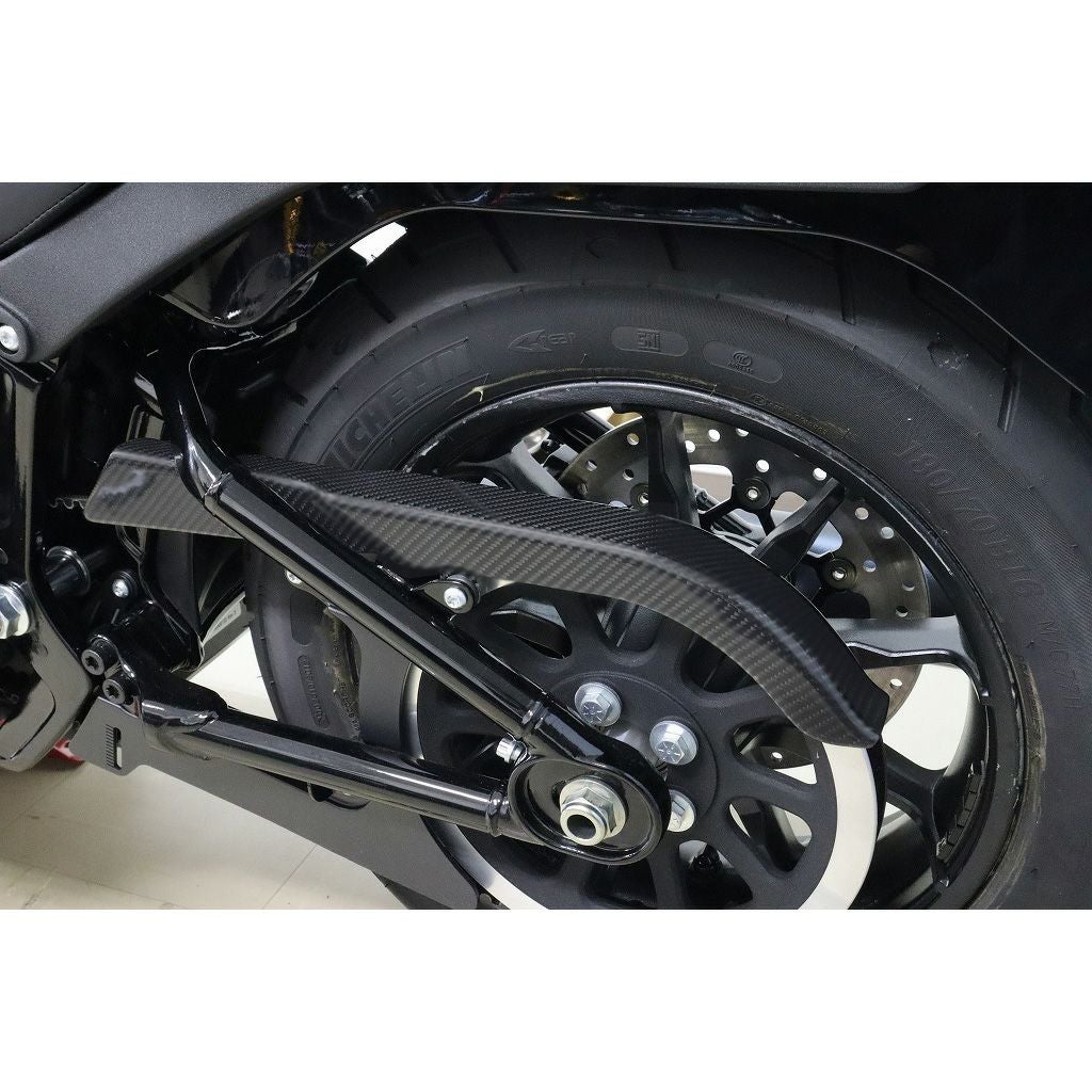 ドライカーボン・ベルトガード (綾織り・艶消し)2