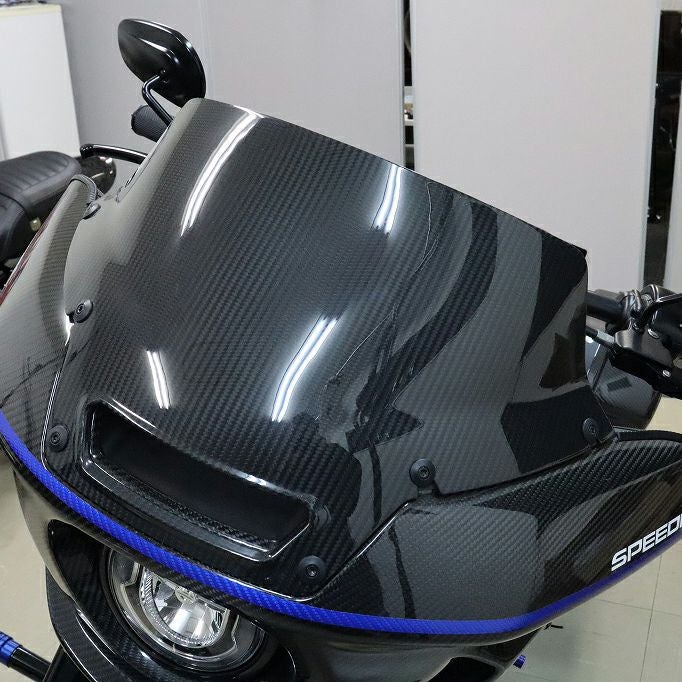  ローライダーST ドライカーボン・ウィンドシールド (綾織り・艶あり)