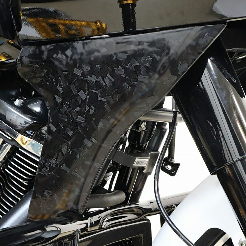 ドライカーボン・サイドフェアリング (フォージド・艶消し)