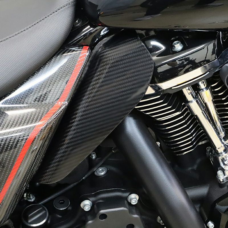 ドライカーボン・ヒートデフレクター (フォージド・艶消し)