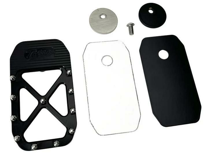 TC Bros バガー プロシリーズ MXブレーキペダル パッド ブラック 04