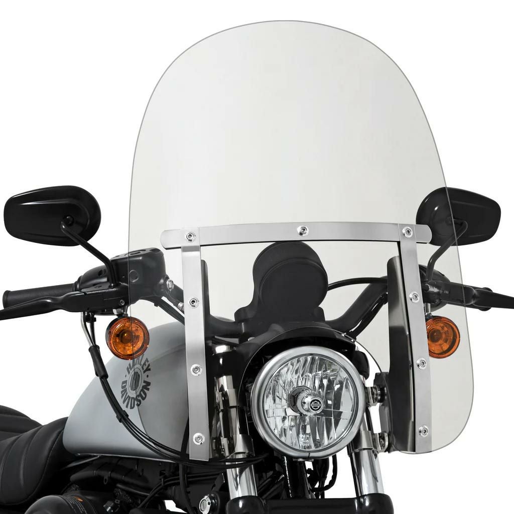 メンフィス SLIM ウインドシールド クリア 17インチ |ハーレーパーツ