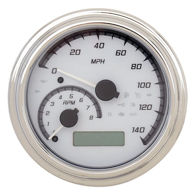 MVXシリーズ 4.5インチ メーター (ホワイトxグレー/クローム)