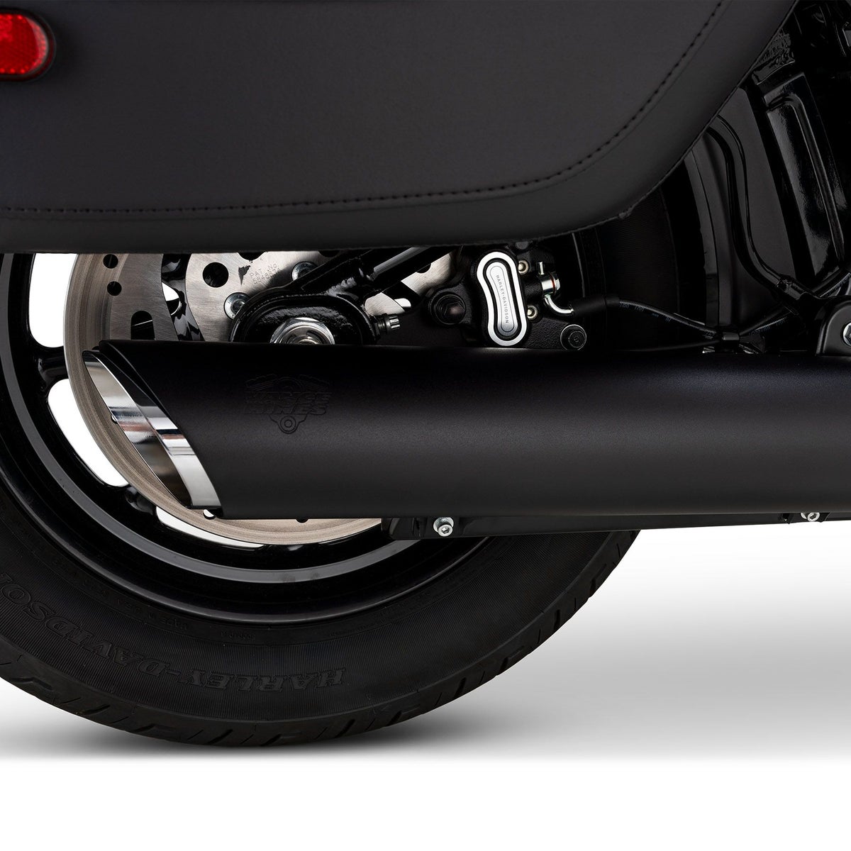 ツインスラッシュ・スリップオンマフラー (リンクルブラック)2