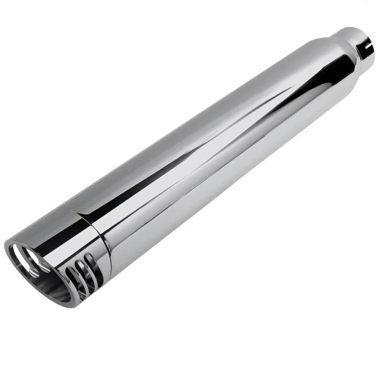 シャークロード 4インチ スリップオンマフラー (クローム)1