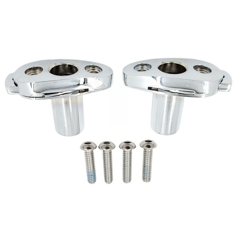 フリーホイーラー、ロードグライド3 デタッチャブル・シーシーバー用 ドッキングハードウェア (クローム)