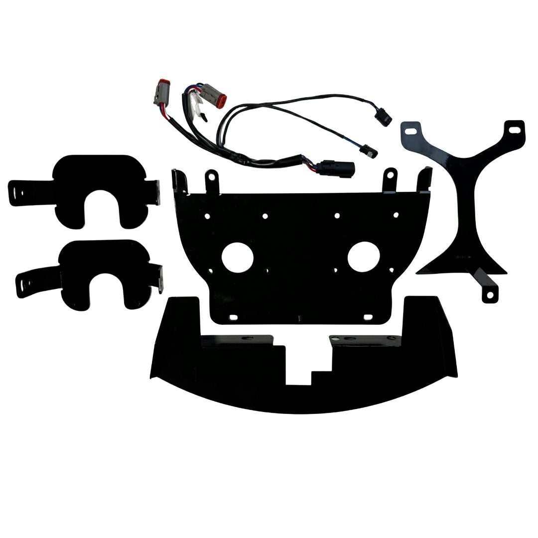 シャークデーモン 2眼LEDヘッドライトキット (ホワイト/ホワイト)5