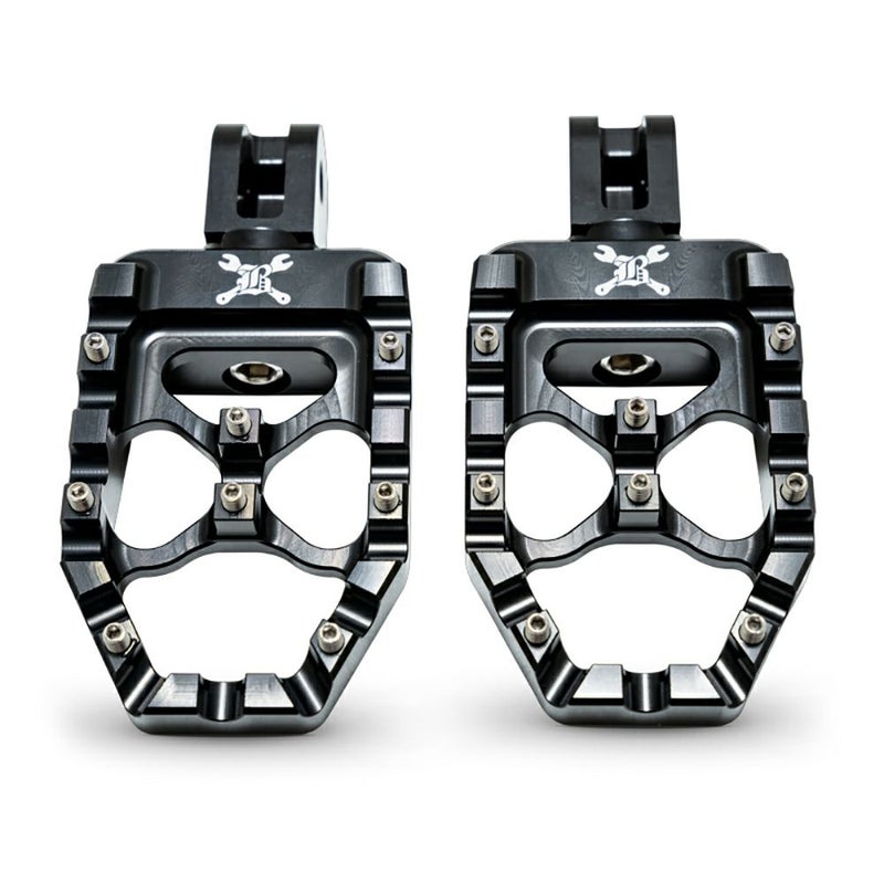 MXエボリューション パッセンジャーフットペグ (ブラック)