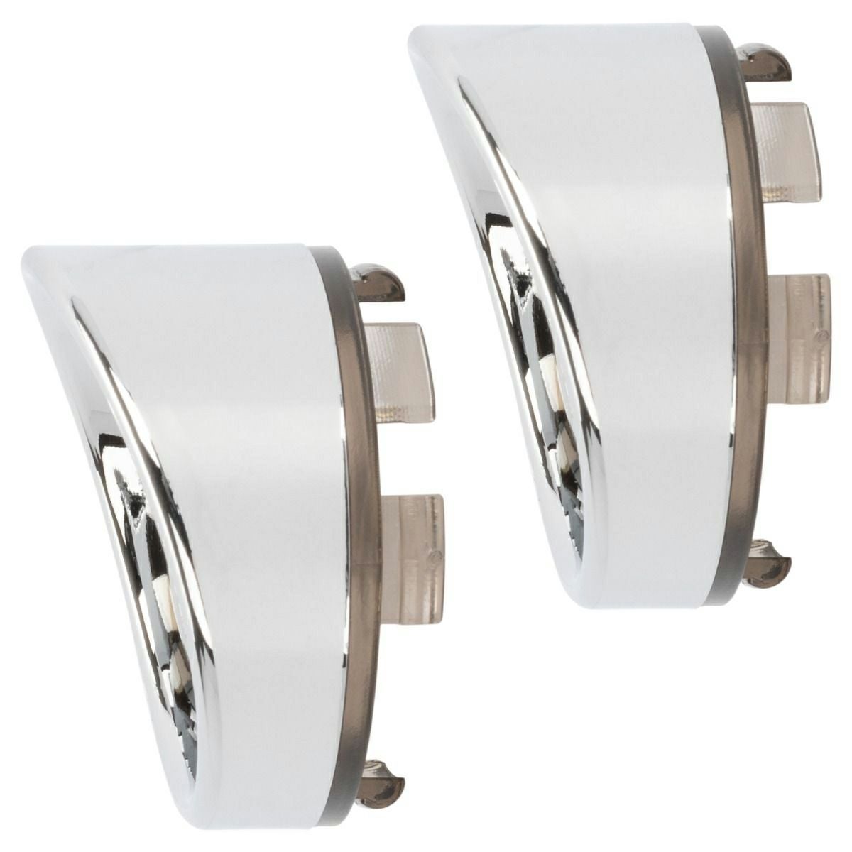 レンズ付バイザースタイル・ウィンカートリムリング (クローム/スモーク)2