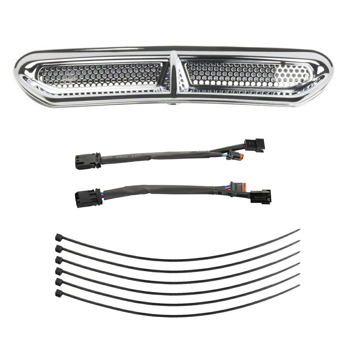 バットウィング・LEDベントインサート (クローム)9