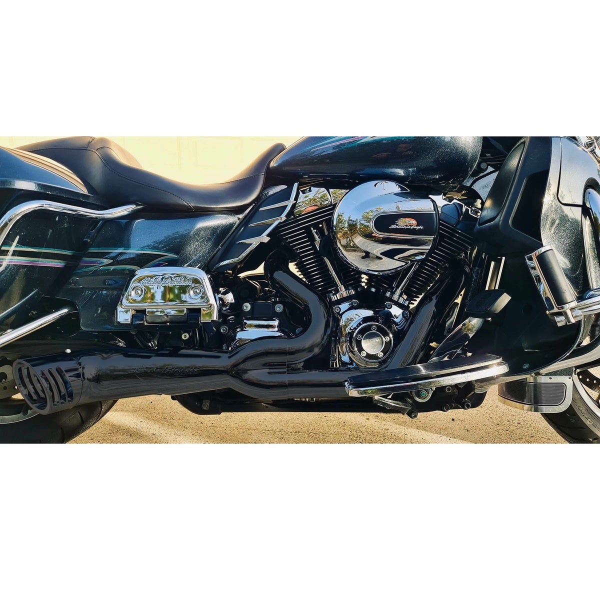 ターンアウト 2-1フルエキゾーストマフラー (ブラック)5