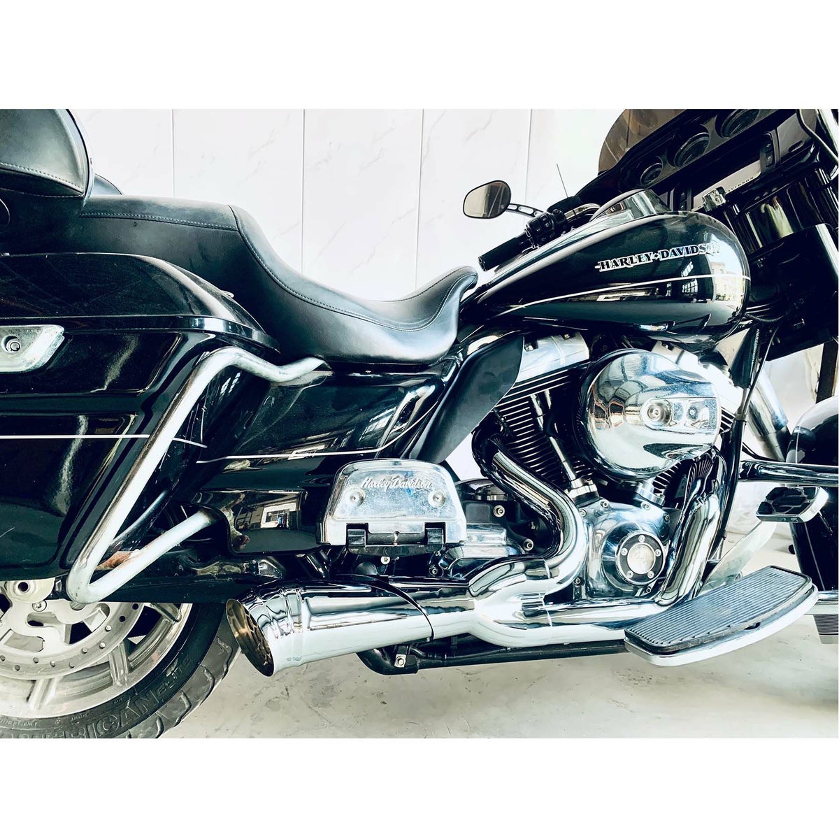 ショート 2-1フルエキゾーストマフラー (クローム)1