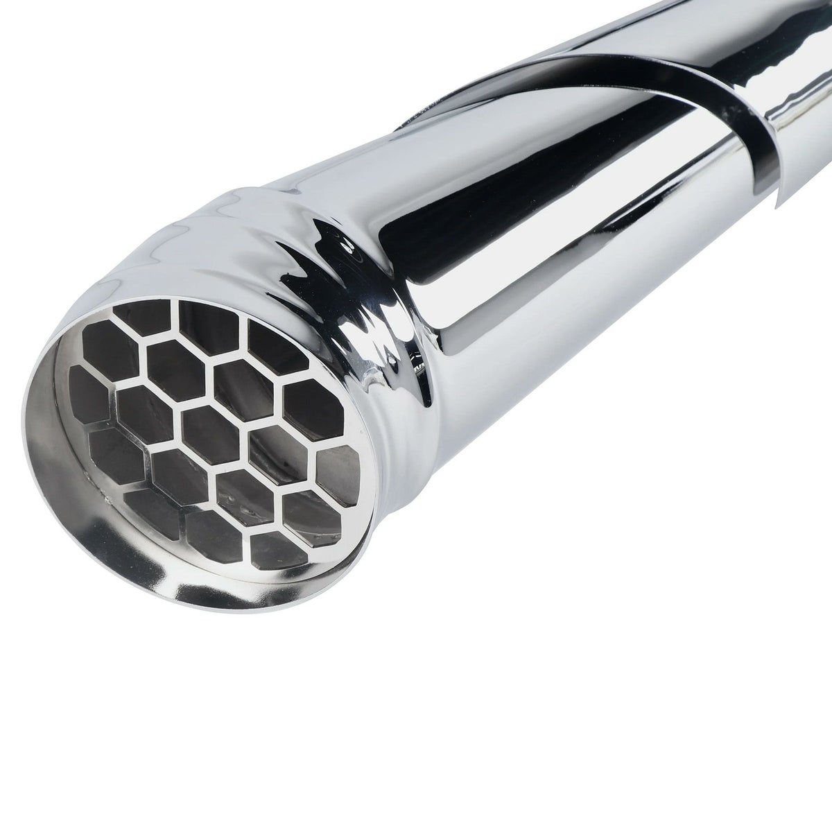 ショート 2-1フルエキゾーストマフラー (クローム)3