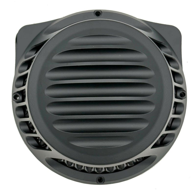 Rough Crafts フィンデザイン ラウンドエアクリーナー スポーツスター用 マットブラック