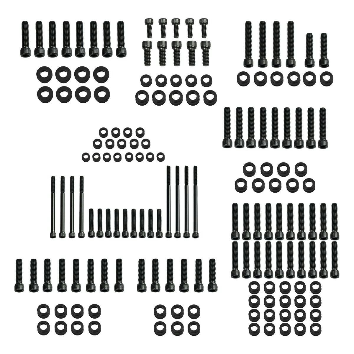 M8 エンジンカバーボルトセット (ブラック)5