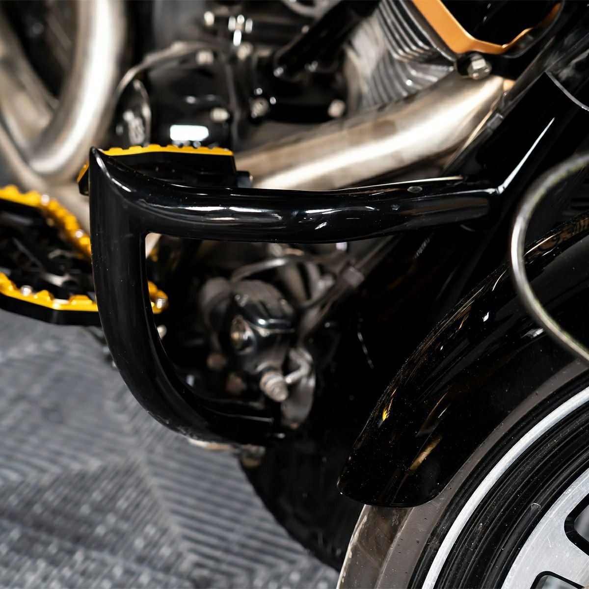 ハボック・チョップドエンジンガード (ブラック)4