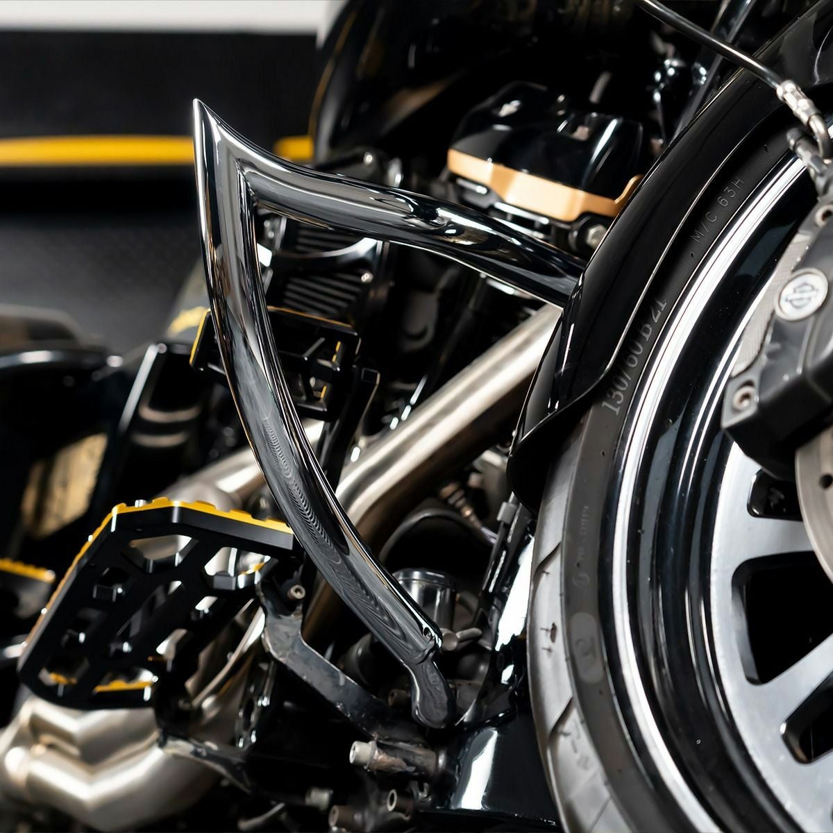 ハボック・チョップドエンジンガード (クローム)3