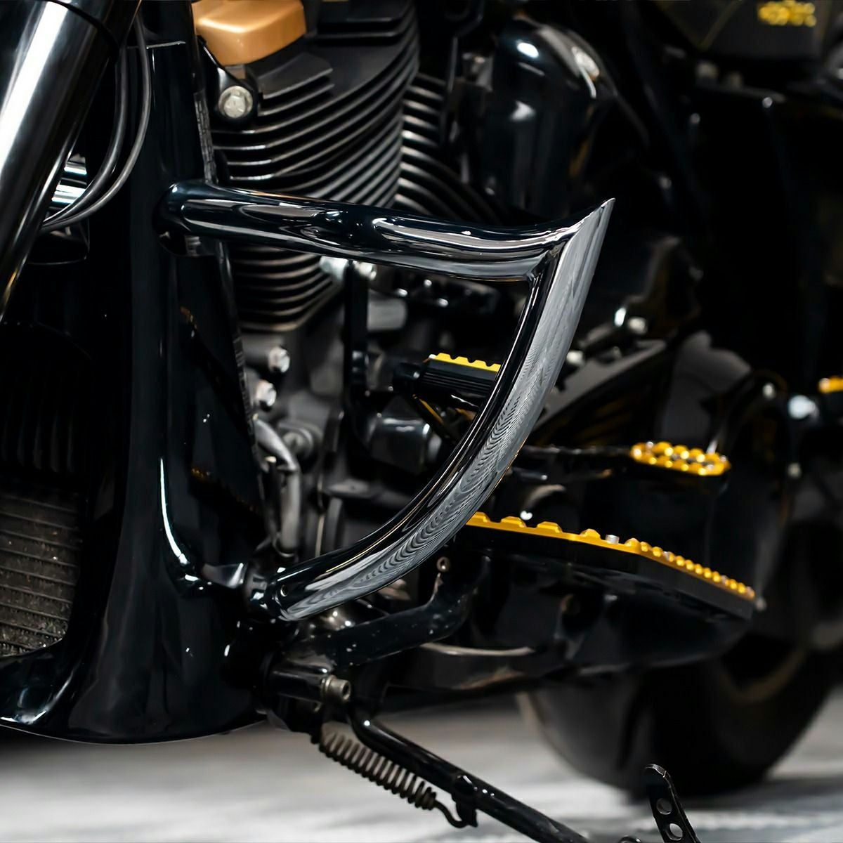 ハボック・チョップドエンジンガード (クローム)4