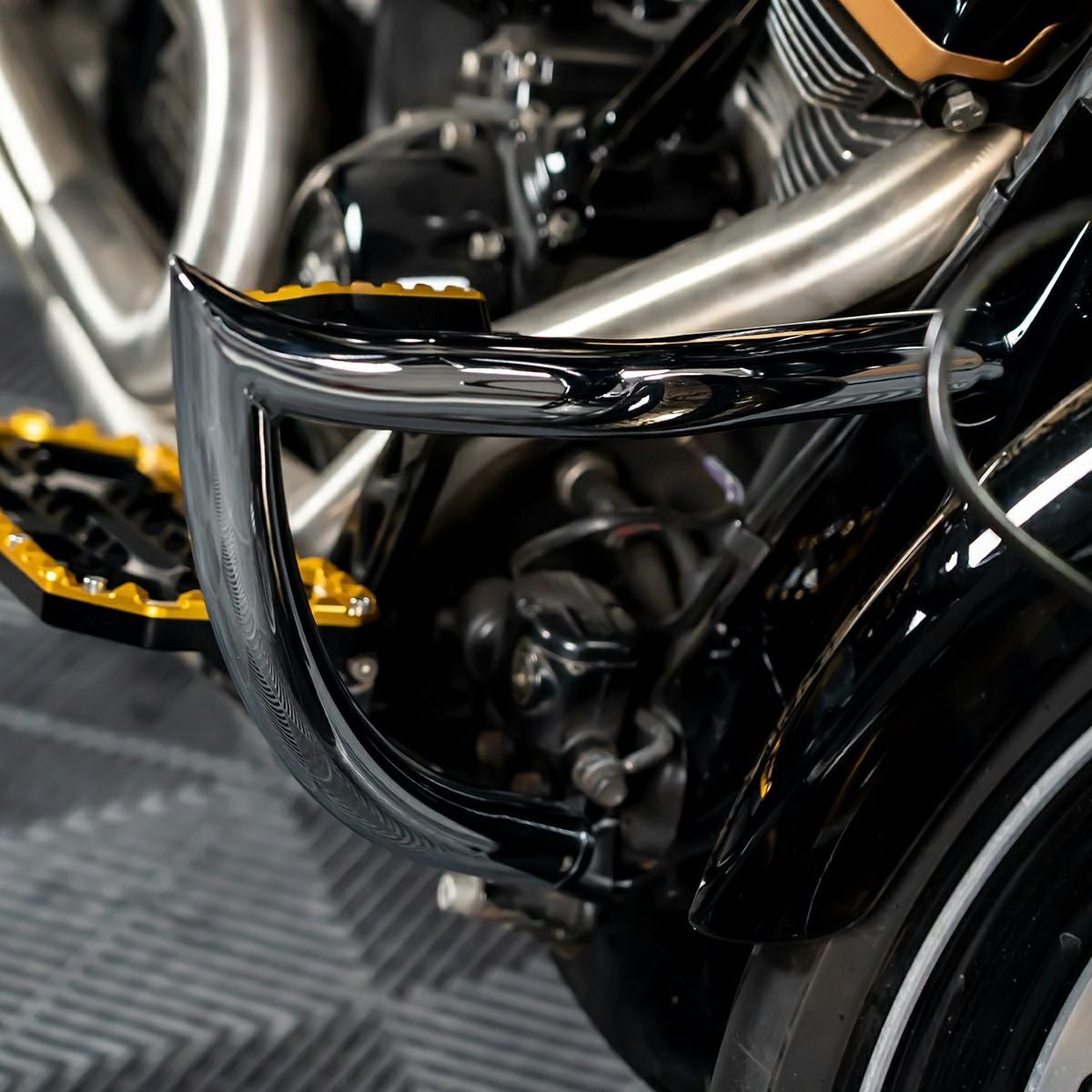 ハボック・チョップドエンジンガード (クローム)5