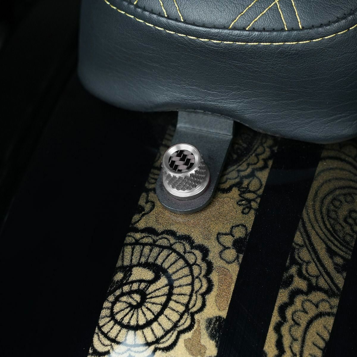 カーボンインサート・ハーレー用 シートスクリュー (シルバー)2