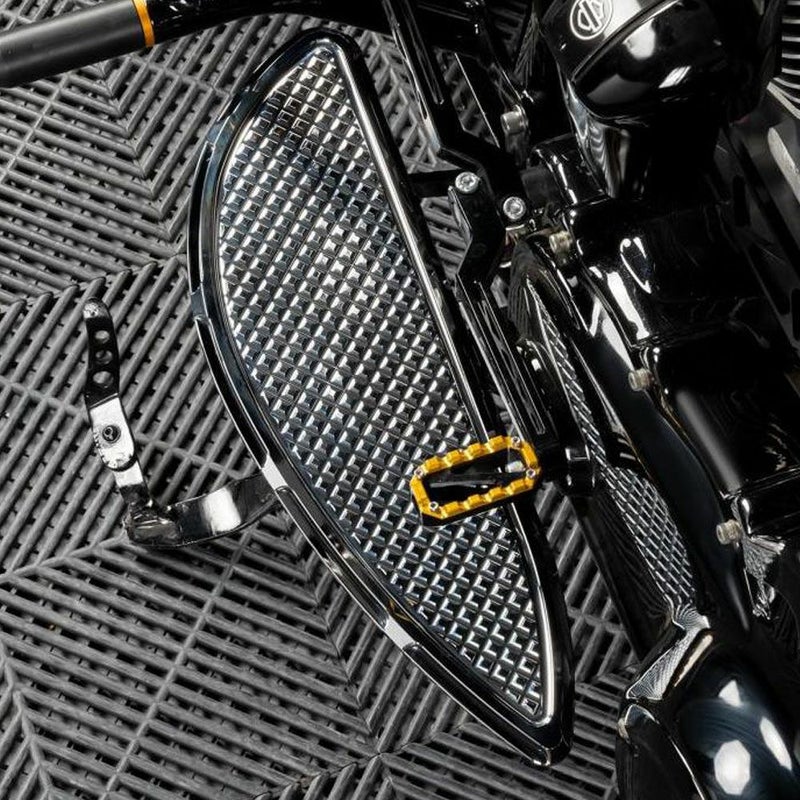 HOGWORKZ ヘイターズ・フロアボード クローム ツーリング、トライク、ソフテイル 