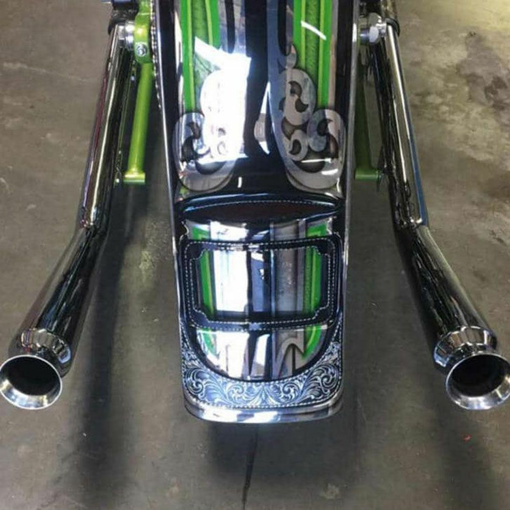 Dirty Bird El Jefe トランペットフルエキゾーストマフラー ソフテイル クローム 2