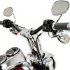 ファットハンドルバー&9インチライザーキット (クローム)
