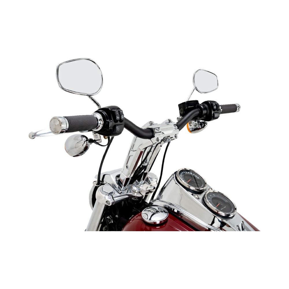 ファットハンドルバー&9インチライザーキット (クローム)3