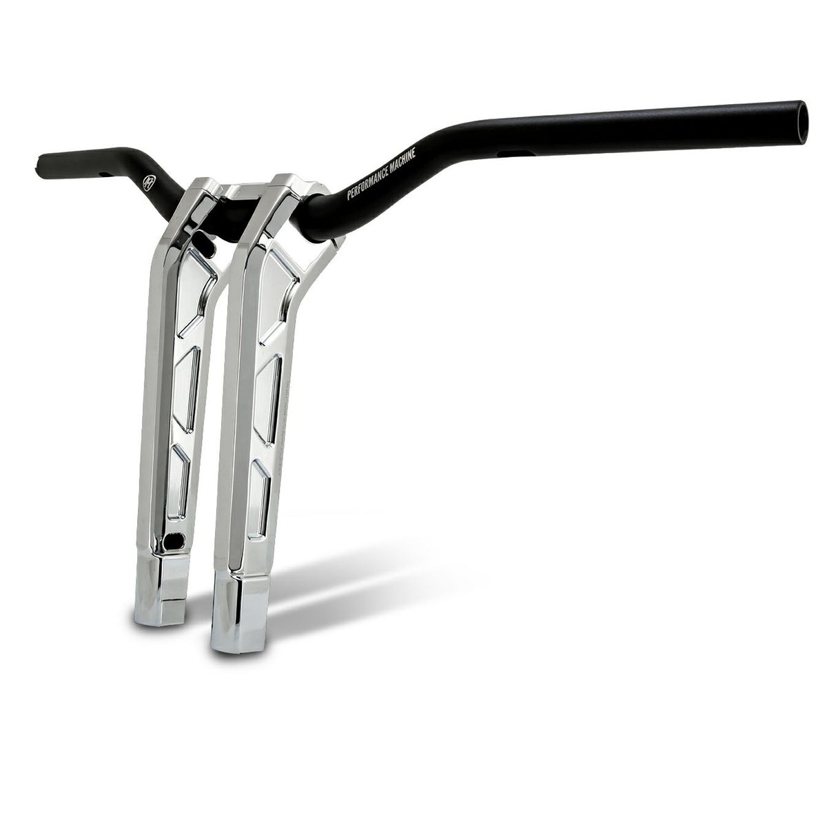 ファットハンドルバー&11.5インチライザーキット (クローム)