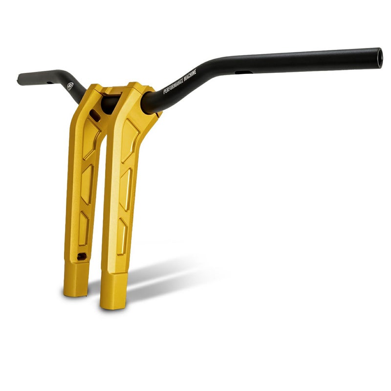 ファットハンドルバー&11.5インチライザーキット (ゴールドOPS)