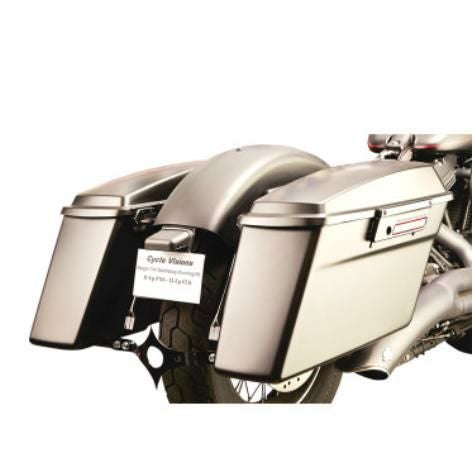 サドルバッグマウント ソフテイル用　クローム 01