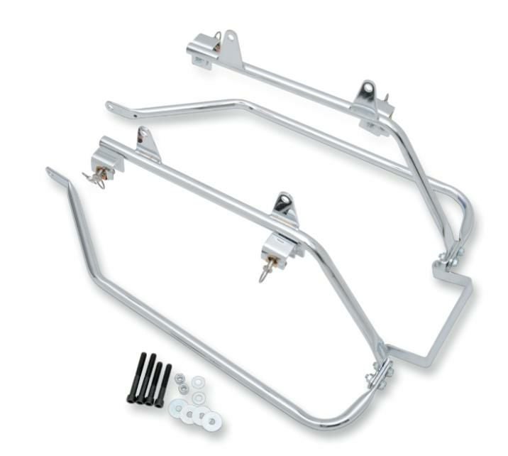 サドルバッグマウント ソフテイル用　クローム 02