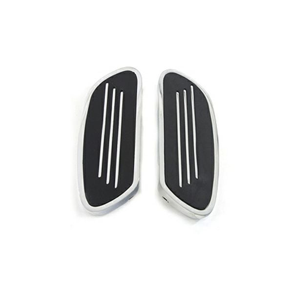 Vtwin クロームパッセンジャー　フットボードセット-01