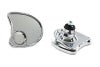 V-Twin クローム スプリットビジョンフェアリングマウントミラー OEM型番:92085-10-01