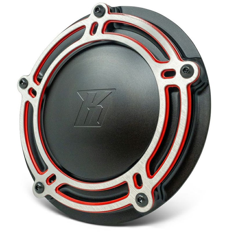  M8 ツーリング NXL レッドライン ダービーカバー