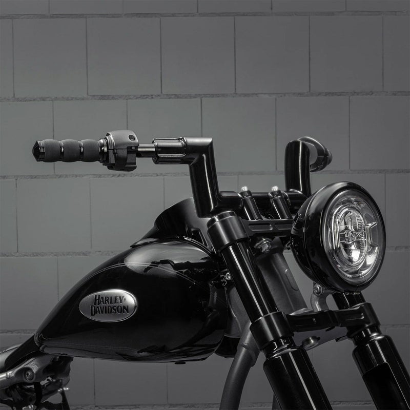 Killer Bull 配線済みハンドルバー 4インチ (ブラック) 1インチ径クランプ