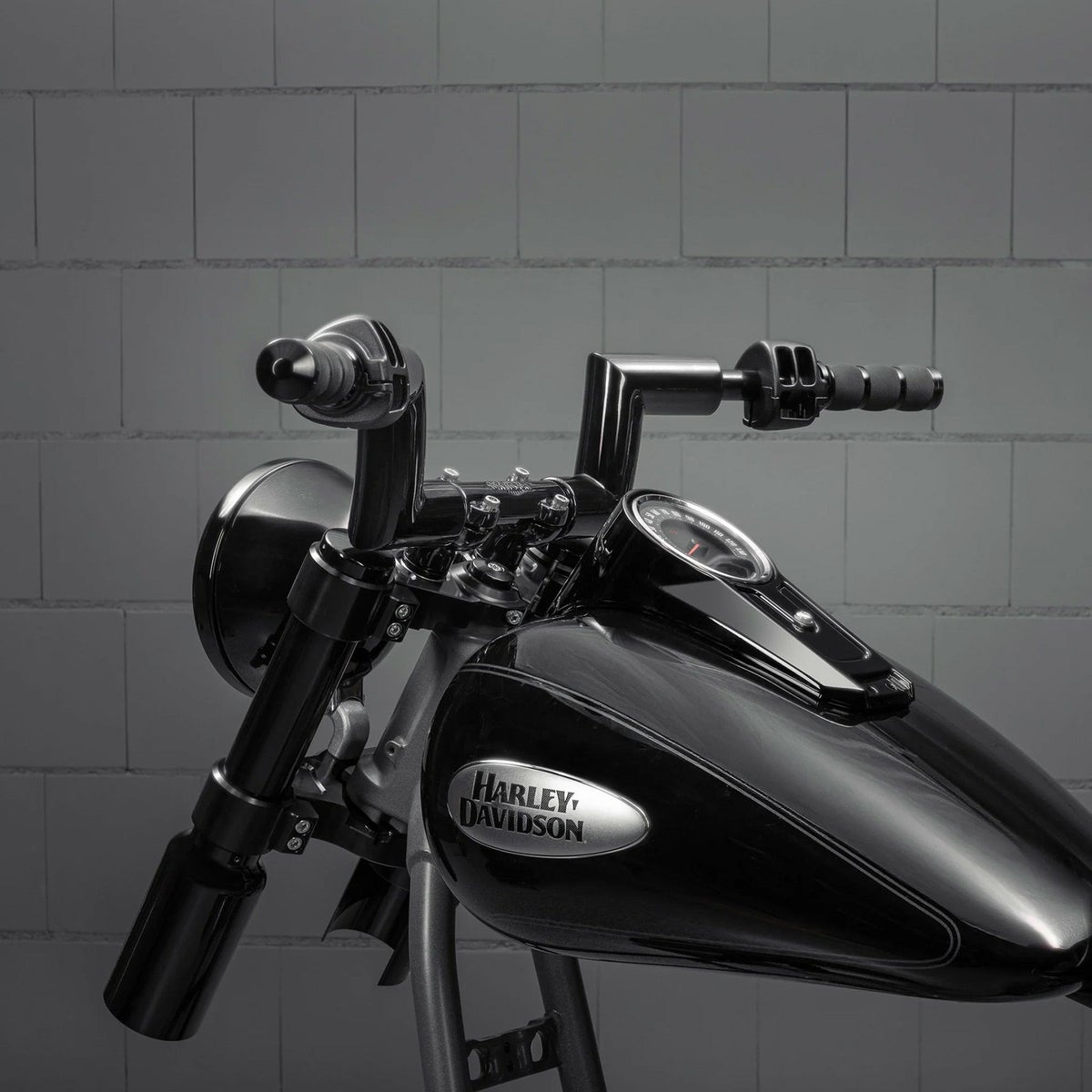 Killer Bull 配線済みハンドルバー 4インチ (ブラック) 1インチ径クランプ1