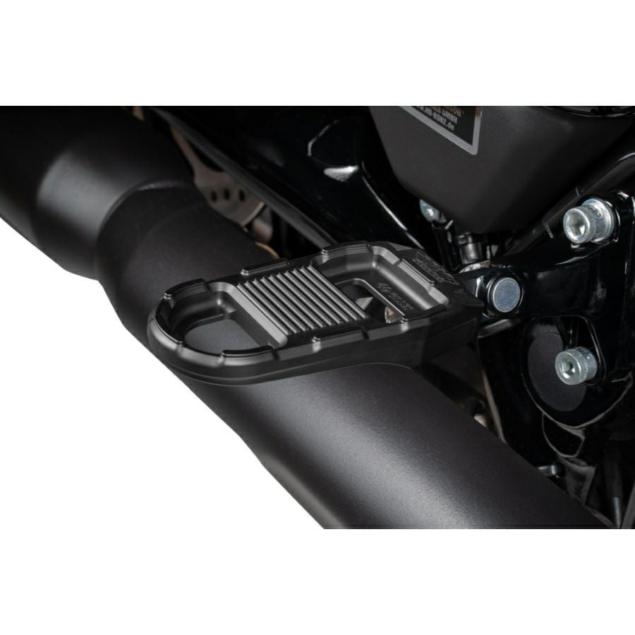 ハーレー オス型マウント アジャスタブル・フットペグ (ブラック)1